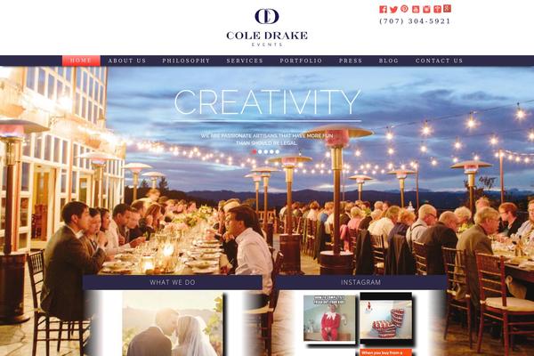 WordPress website example screenshot