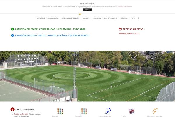 WordPress website example screenshot