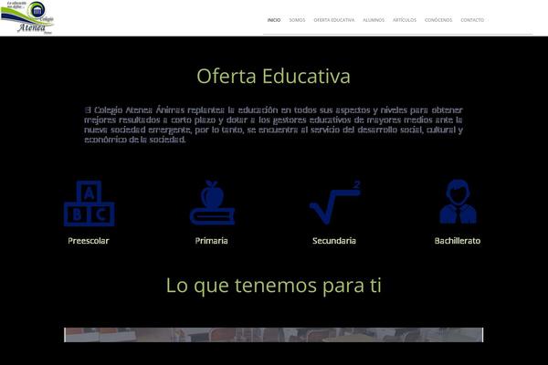 colegioateneaanimas.edu.mx site used Colegioatenea