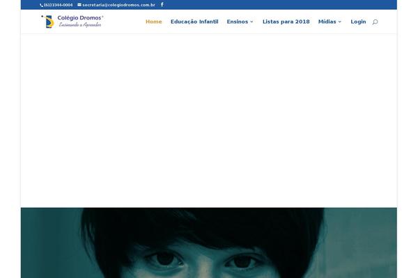 Divi theme site design template sample