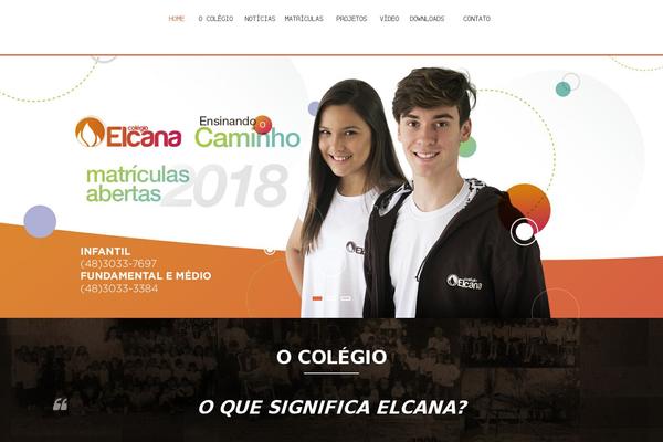colegioelcana.com.br site used AccessPress Parallax