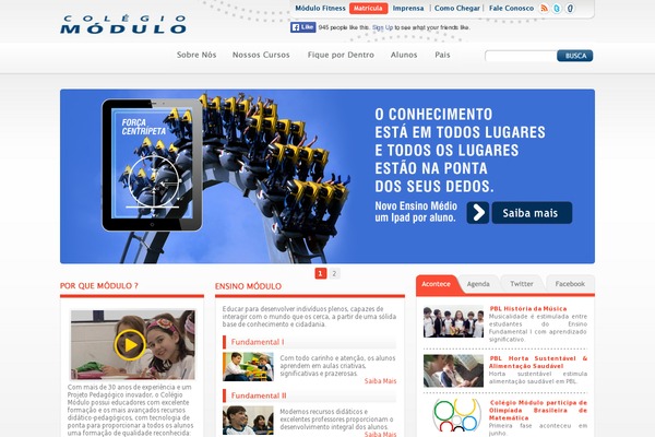 colegiomodulo.com.br site used Modulo