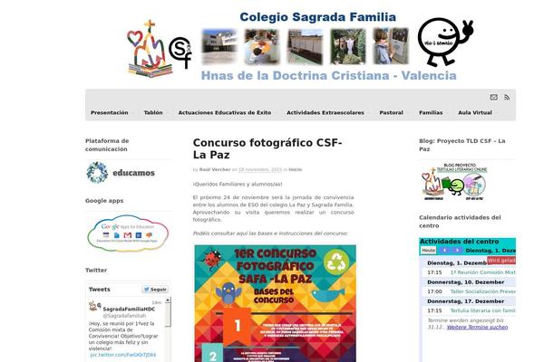 colegiosagradafamiliavalencia.com site used Clientes