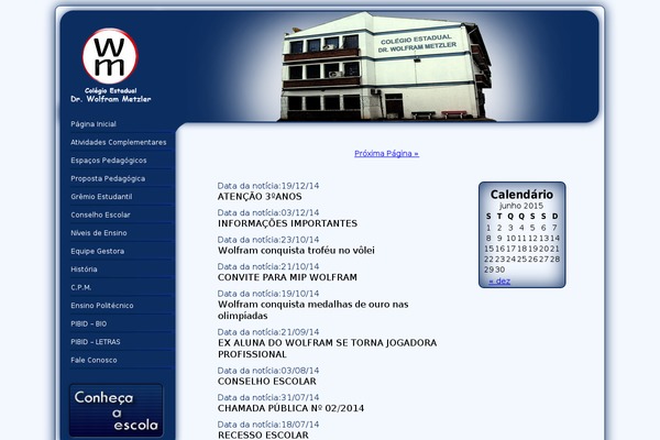 colegiowm.com.br site used Colegio