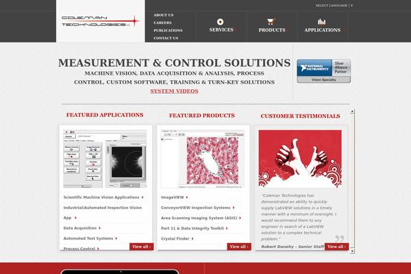 Twenty Ten theme site design template sample