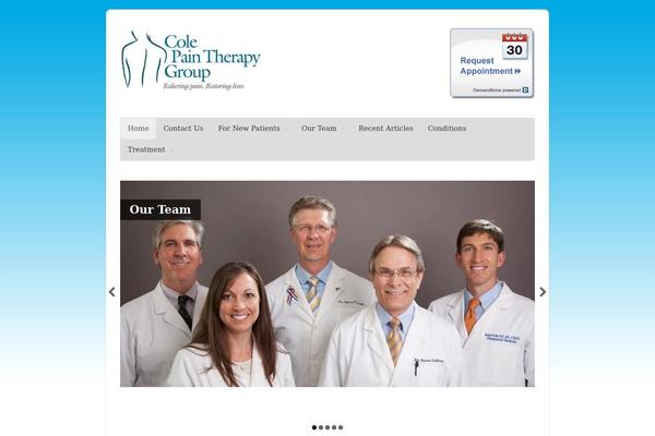Canvas theme site design template sample
