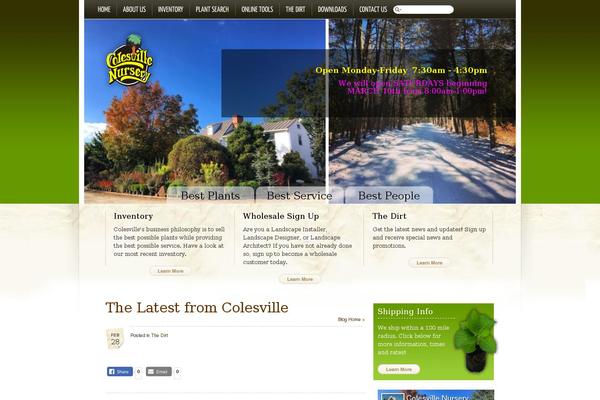 colesvillenursery.com site used Colesville-nursery