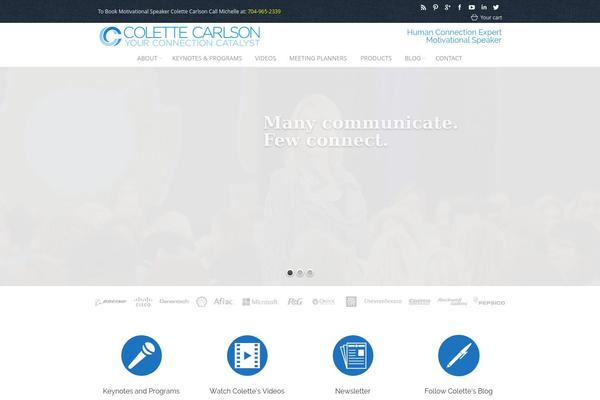 colettecarlson.com site used The7-child