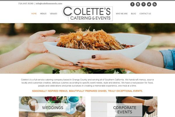 Colette theme site design template sample