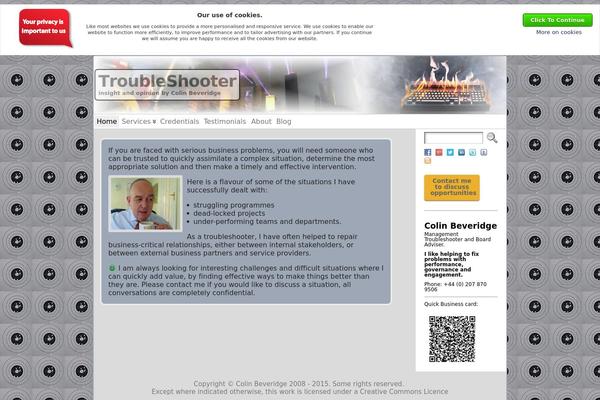 WordPress website example screenshot