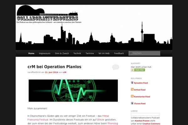 Twenty Eleven theme site design template sample