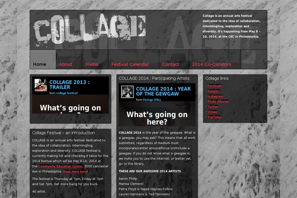 collagefestival.com site used Collage
