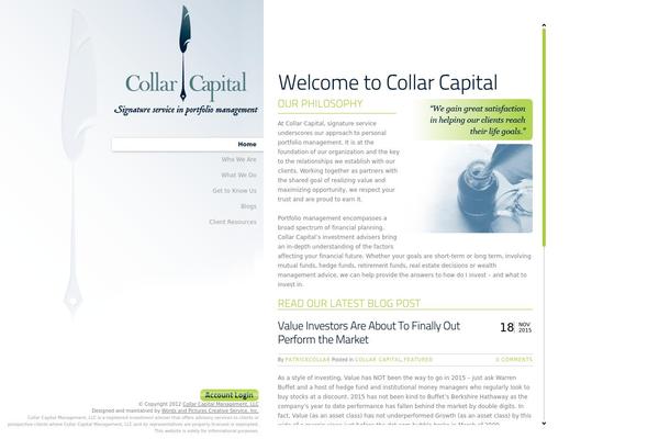 collarcapital.com site used Levos