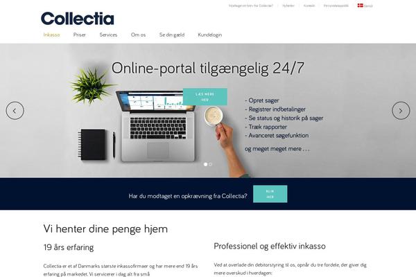 collectia.dk site used Wp-child-webamp