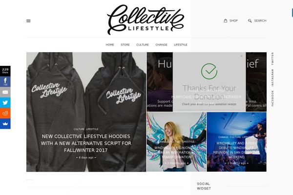 collectivelifestyle.com site used Whiteblack