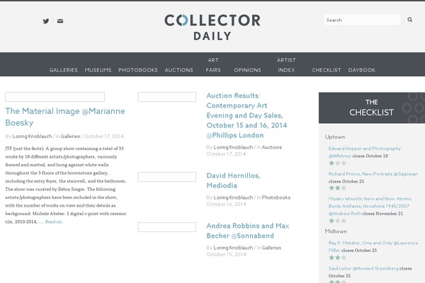 collectordaily.com site used Collector-daily