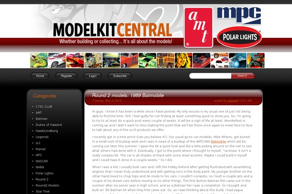 collectormodel.com site used Theme812