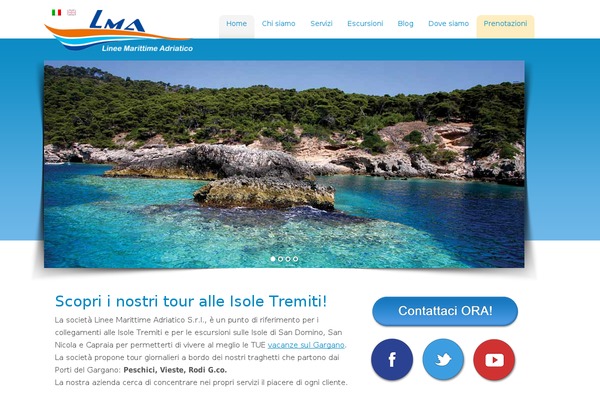 collegamentiisoletremiti.com site used Lma-theme