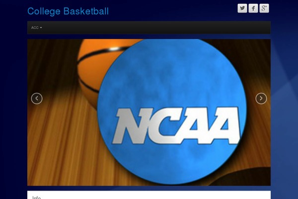 college-basketballs.com site used CyberChimps