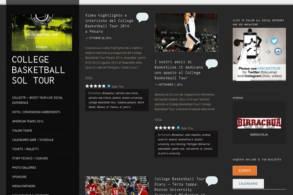 collegebasketballtour.com site used Ncaa