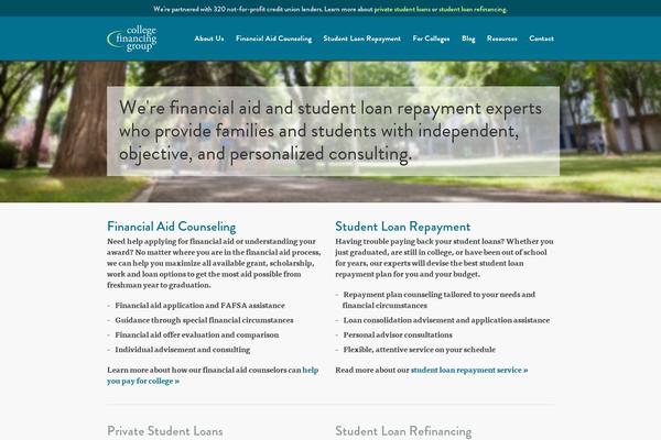 collegefinancinggroup.com site used Cfg-rd