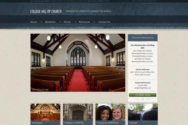 Ezekiel theme site design template sample