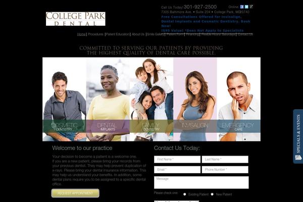 collegepark WordPress theme, websites list used collegepark theme collegepark theme websites examples