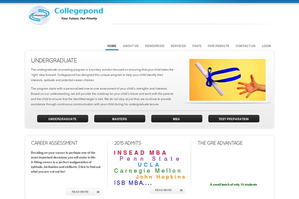 collegepond.com site used Insur-child