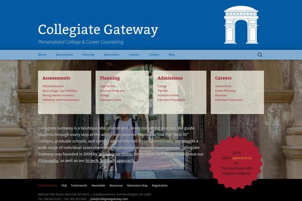 WordPress website example screenshot