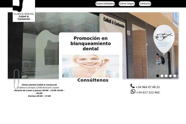 collellcacharron.com site used Collell-theme
