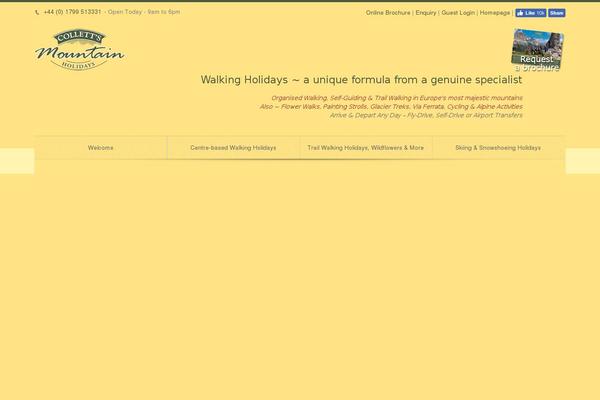Output theme site design template sample