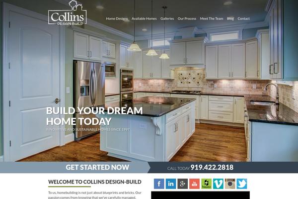 Collins theme site design template sample