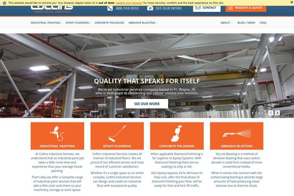 collinsindustrialservices.com site used Cis