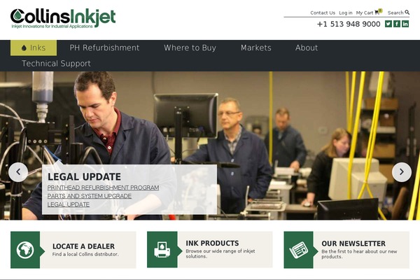 collinsinkjet WordPress theme, websites list used collinsinkjet theme collinsinkjet theme websites examples