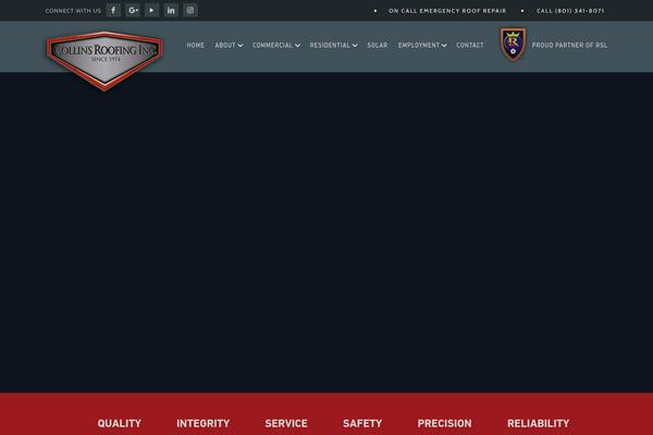 collinsroofinginc.com site used BeTheme