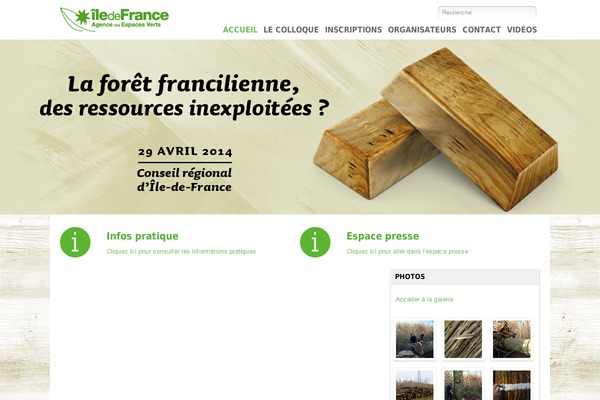 colloque-aev-bois.fr site used Eco Pro