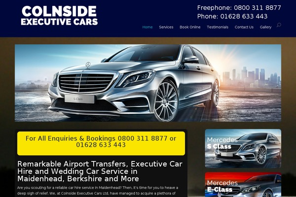 colnsideexecutivecars.co.uk site used Osam-websites