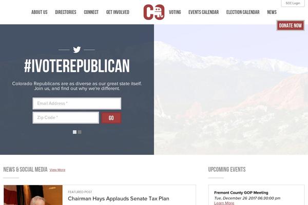 Colorado theme site design template sample