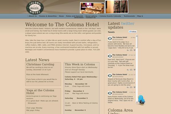 colomahotel.com site used Colomasites