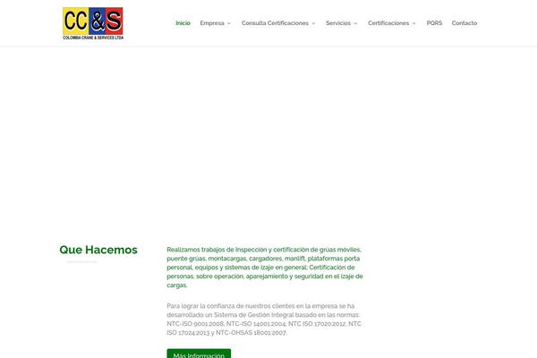 colombiacrane.com site used Temacolombiacrane