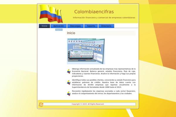 colombiaencifras.com site used Colombiaencifras