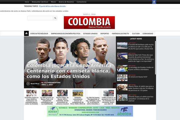 colombianewyork.com site used Magbook