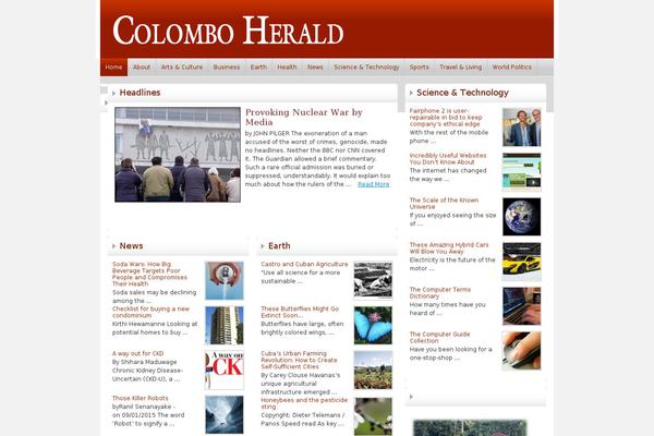colomboherald.com site used Beeb Theme