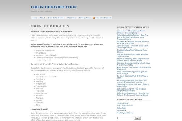 WordPress website example screenshot