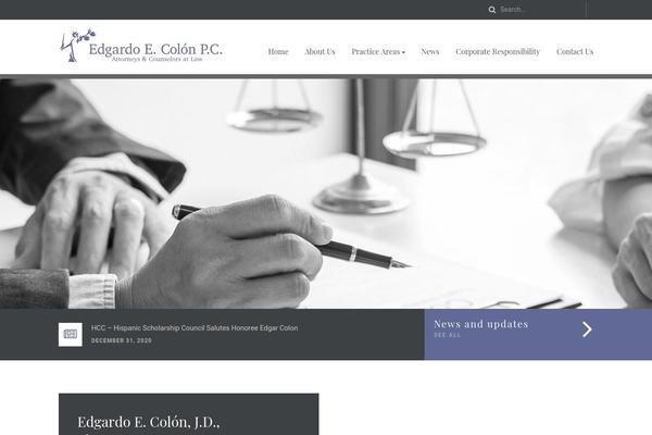 Solicitor theme site design template sample