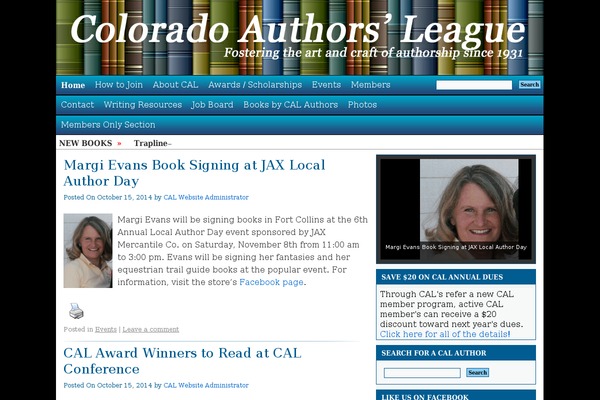 coloradoauthors.org site used utility