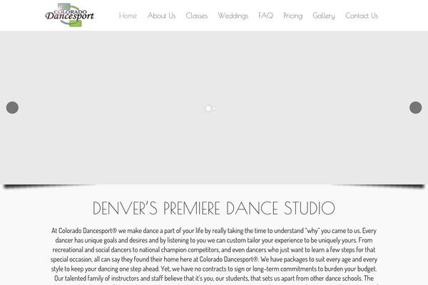 WordPress website example screenshot