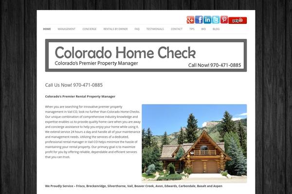 Twenty Twelve theme site design template sample