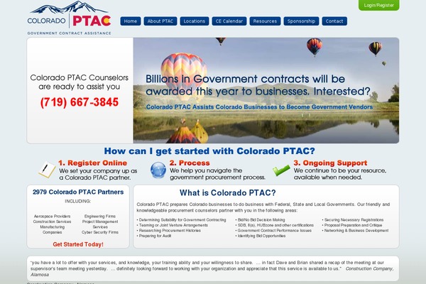 coloradoptac.org site used Colorado-ptac