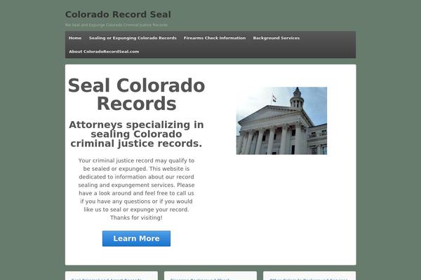 WordPress website example screenshot
